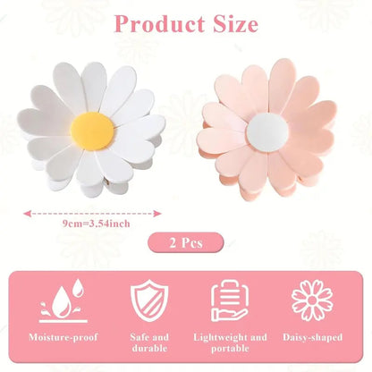 Fridge Magnetic Chip Clips (6 Bag Clips + 1 Magnetic Base) 🍒🌸 Cute Food Sealing Clips