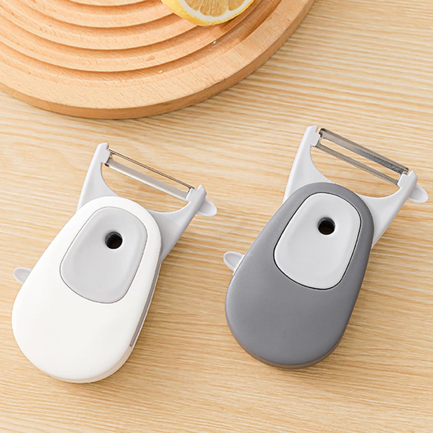 (Promotion 46% OFF)Three-in-one multi-functional peeler（Black + white two pieces）