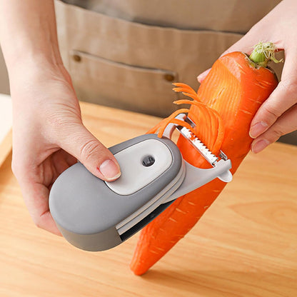 (Promotion 46% OFF)Three-in-one multi-functional peeler（Black + white two pieces）