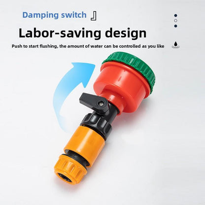 Household greenhouse gardening, seedling raising, and hand-held flower and vegetable watering nozzles for gardens