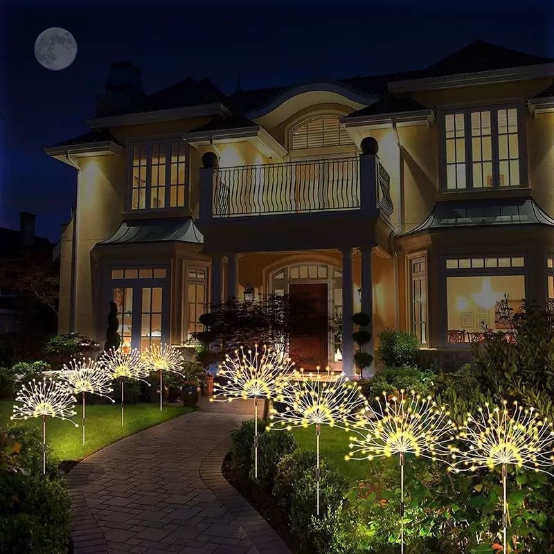 🎁Early Christmas Hot Sale 49% OFF🔥Waterproof Solar Garden Fireworks Lamp