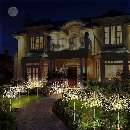 🎁Early Christmas Hot Sale 49% OFF🔥Waterproof Solar Garden Fireworks Lamp