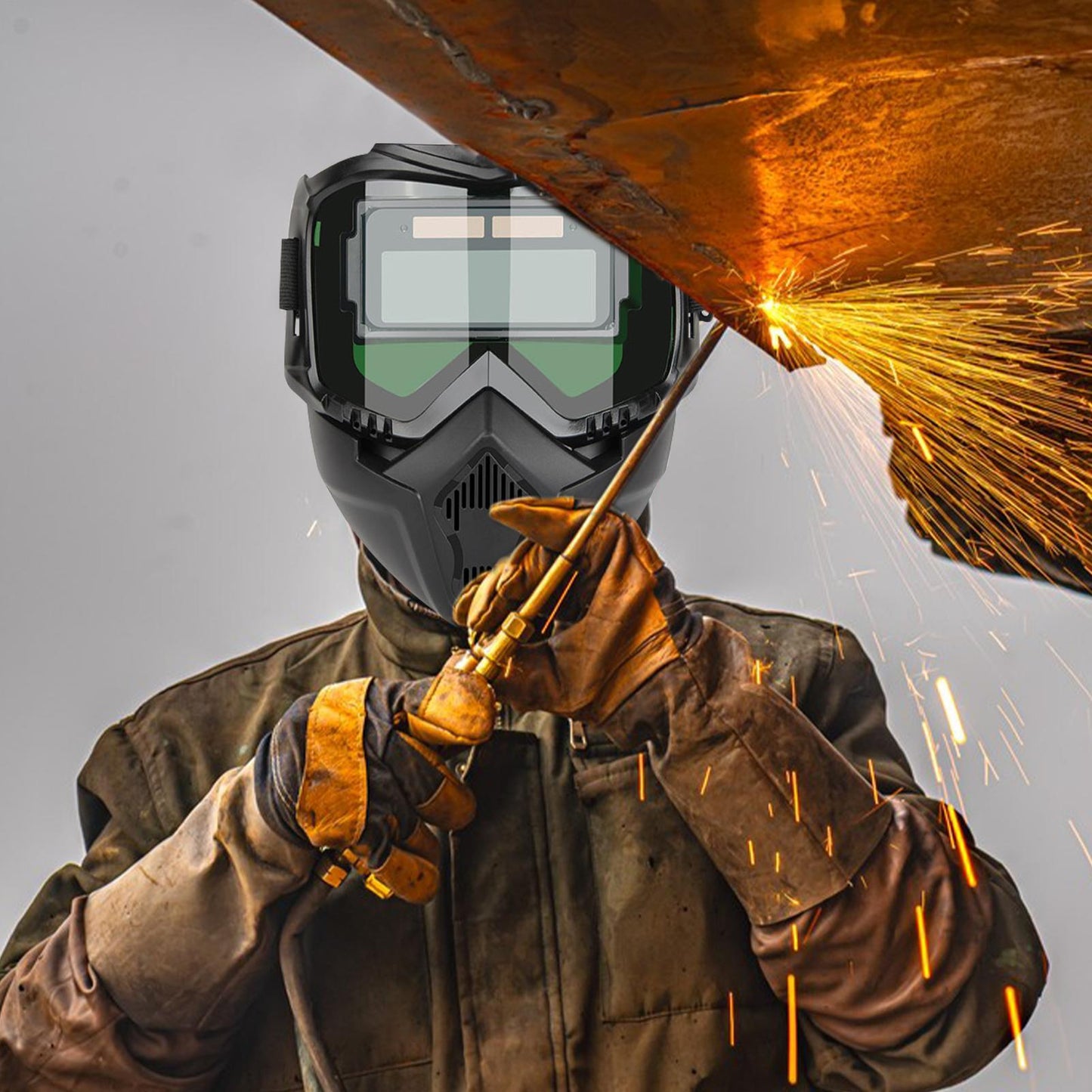 🛠️ Headband-Style Auto-Darkening Welding Helmet