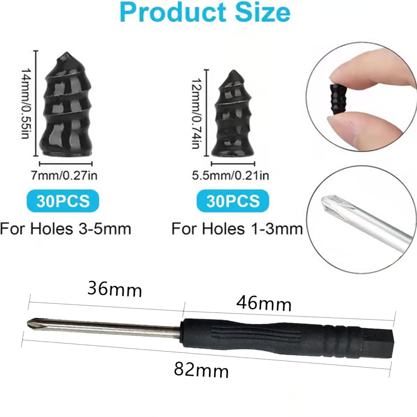 🔩Tire Repair Rubber Nails Kit