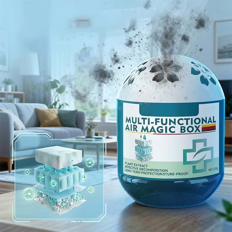 Magic Bead Box for Odor and Dust Removal