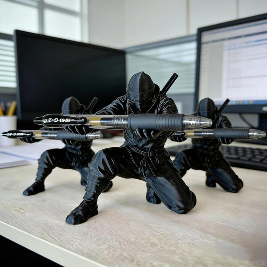 🔥This Week Promotion! ⚔️3D Printed Samurai Pen Holder Desk Organizer