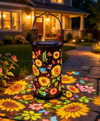 Colorful sunflowers