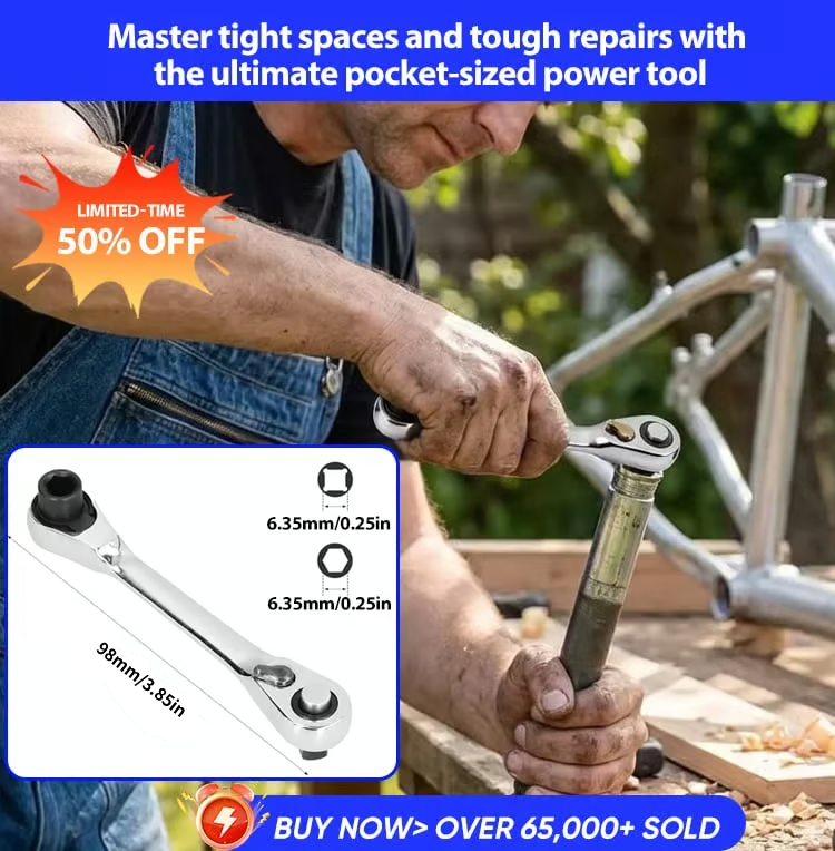 Mini Double End Ratchet Wrench