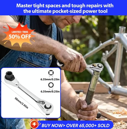 Mini Double End Ratchet Wrench
