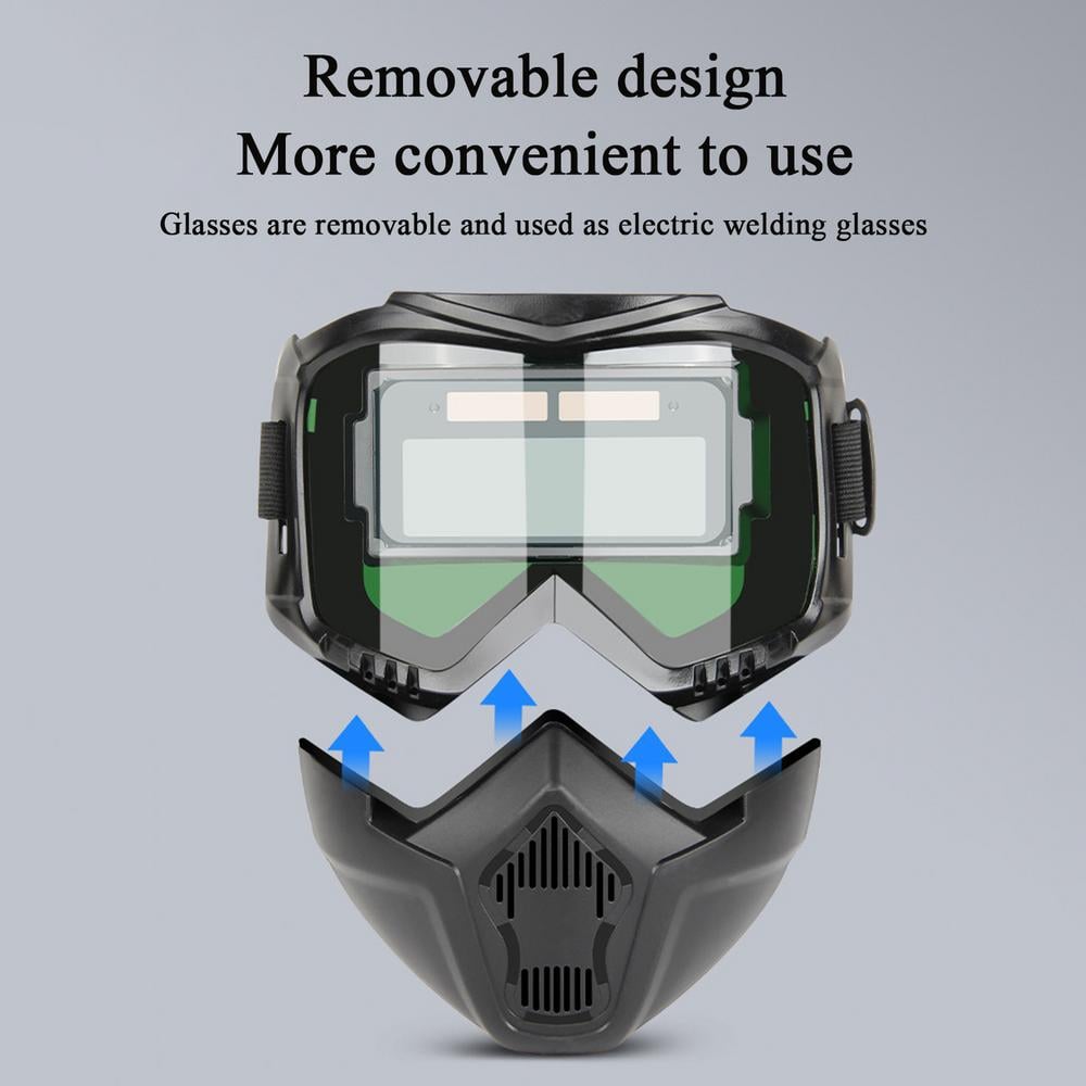 🛠️ Headband-Style Auto-Darkening Welding Helmet
