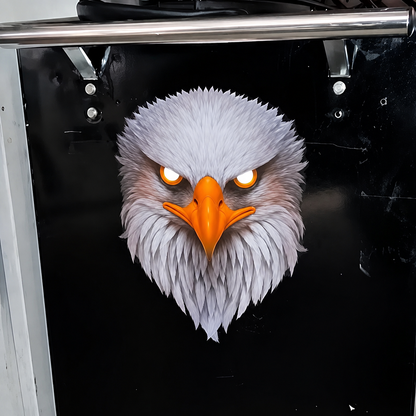 🦅American Patriot Eagle Decal - ⭐The eagle eye area has a reflective effect.