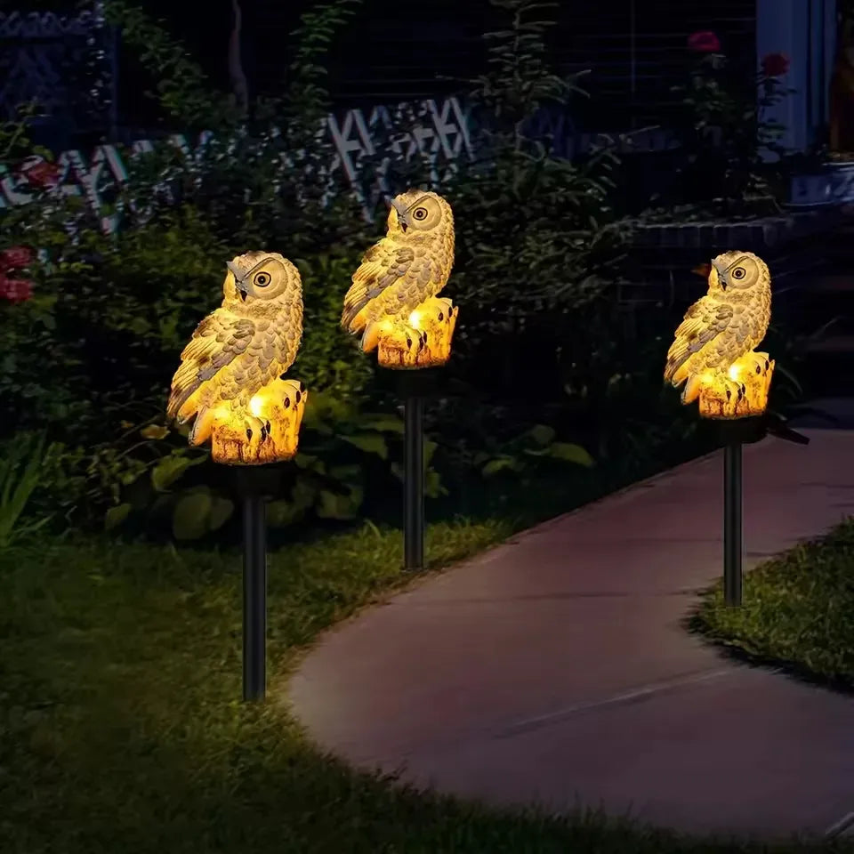 🔥 Waterproof Solar Owl Light
