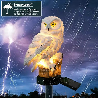 🔥 Waterproof Solar Owl Light