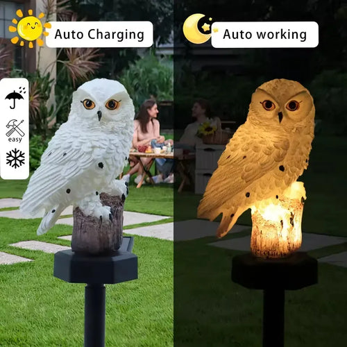🔥 Waterproof Solar Owl Light