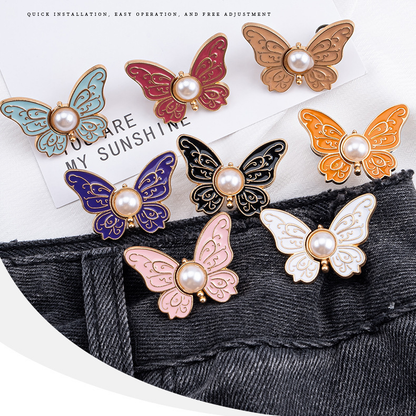 🦋Pearl Butterfly Waist Buckle (8 Colors Match Any Outfit)