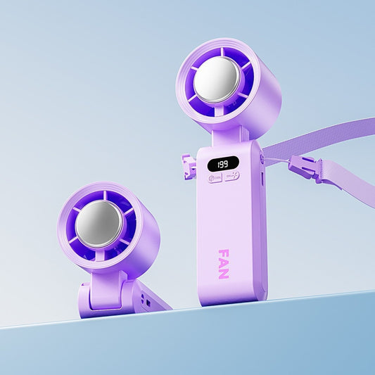 ❄️High-speed cooling portable folding rechargeable fan