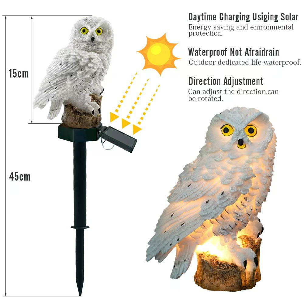 🔥 Waterproof Solar Owl Light