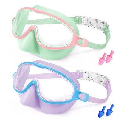 🔥Hot Sale-HD children's large frame waterproof and anti-fog swimming goggles
