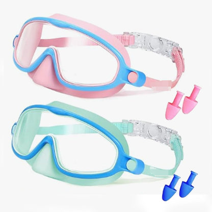🔥Hot Sale-HD children's large frame waterproof and anti-fog swimming goggles