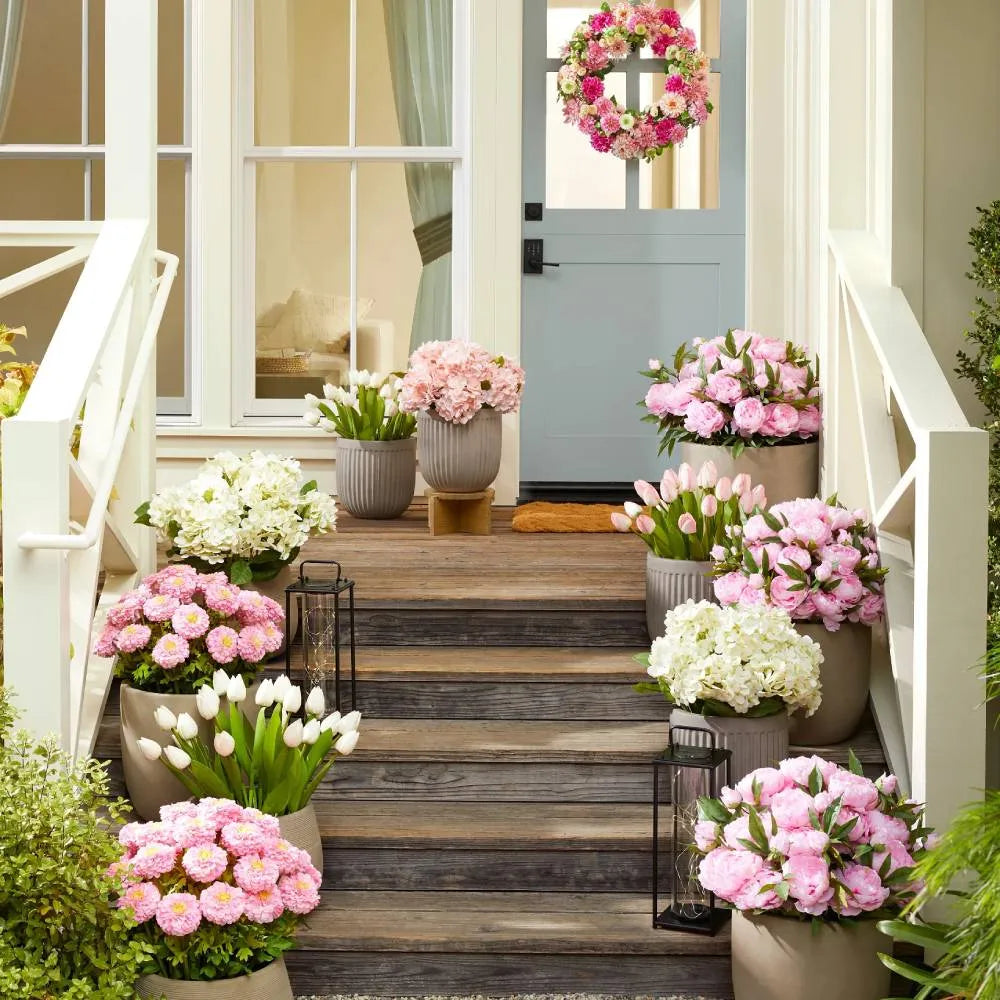💥Last Day 70% OFF💐Artificial Outdoor Hydrangea Flowers - UV resistant, Waterproof, Windproof