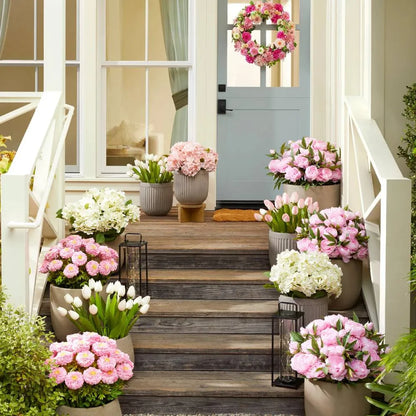 💥Last Day 70% OFF💐Artificial Outdoor Hydrangea Flowers - UV resistant, Waterproof, Windproof
