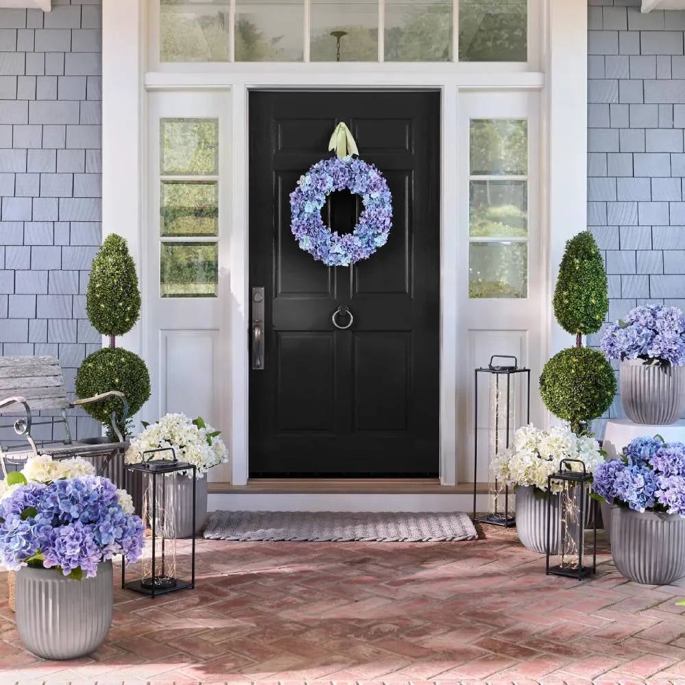 💥Last Day 70% OFF💐Artificial Outdoor Hydrangea Flowers - UV resistant, Waterproof, Windproof