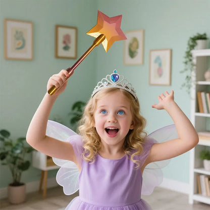 3D Printed Star Wand | Rainbow Fidget Toy for Contactless Payments