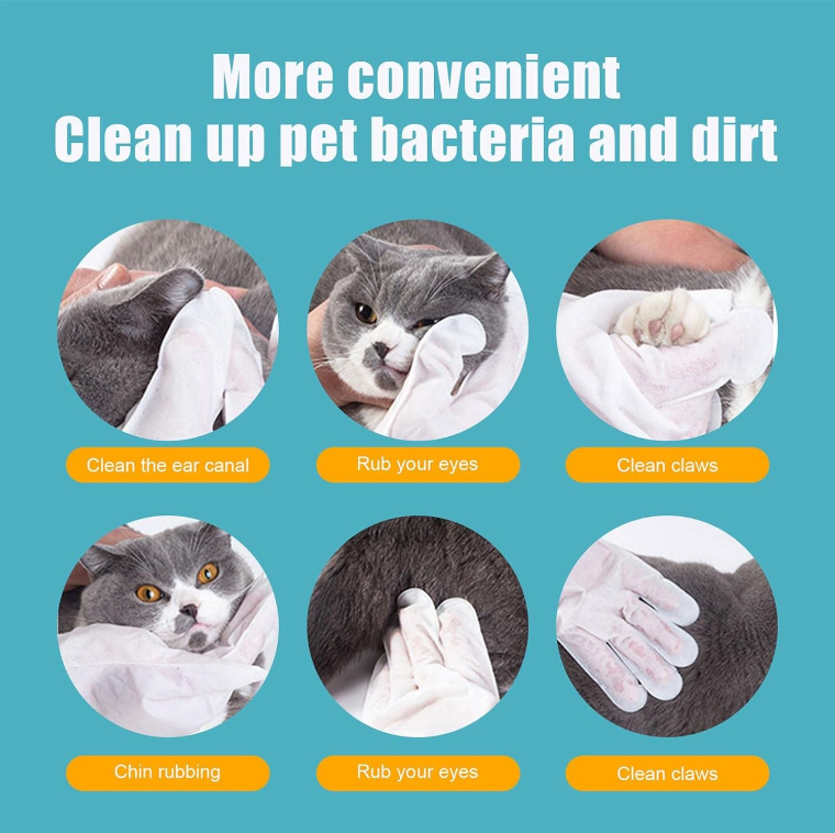 🐱🐕Pet cleaning gloves