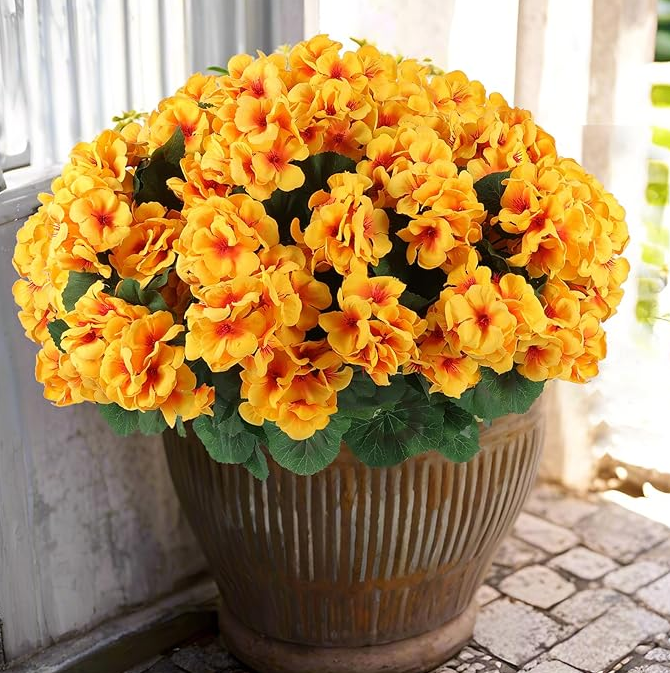 🎁 Last Day 60% OFF - Artificial Geranium Flowers For Outdoors