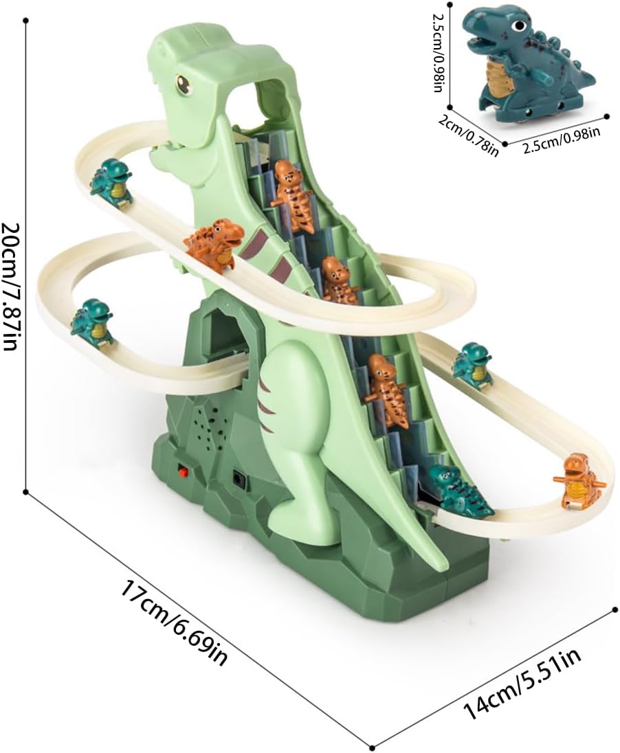 Dinosaur Climb Stairs Music Toy!🦖