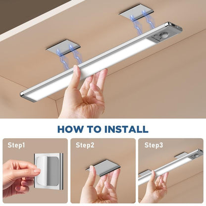 66LED Rechargeable Motion Sensor Under Cabinet Lights