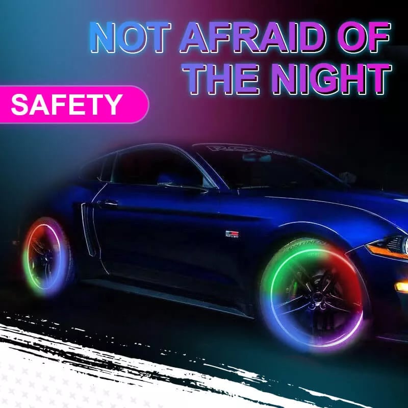 Colorful LED ambient lights for cars and bicycles