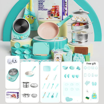 🍳 Kids Cooking Sets Real – Safe Mini Kitchen Set for Real Food Fun