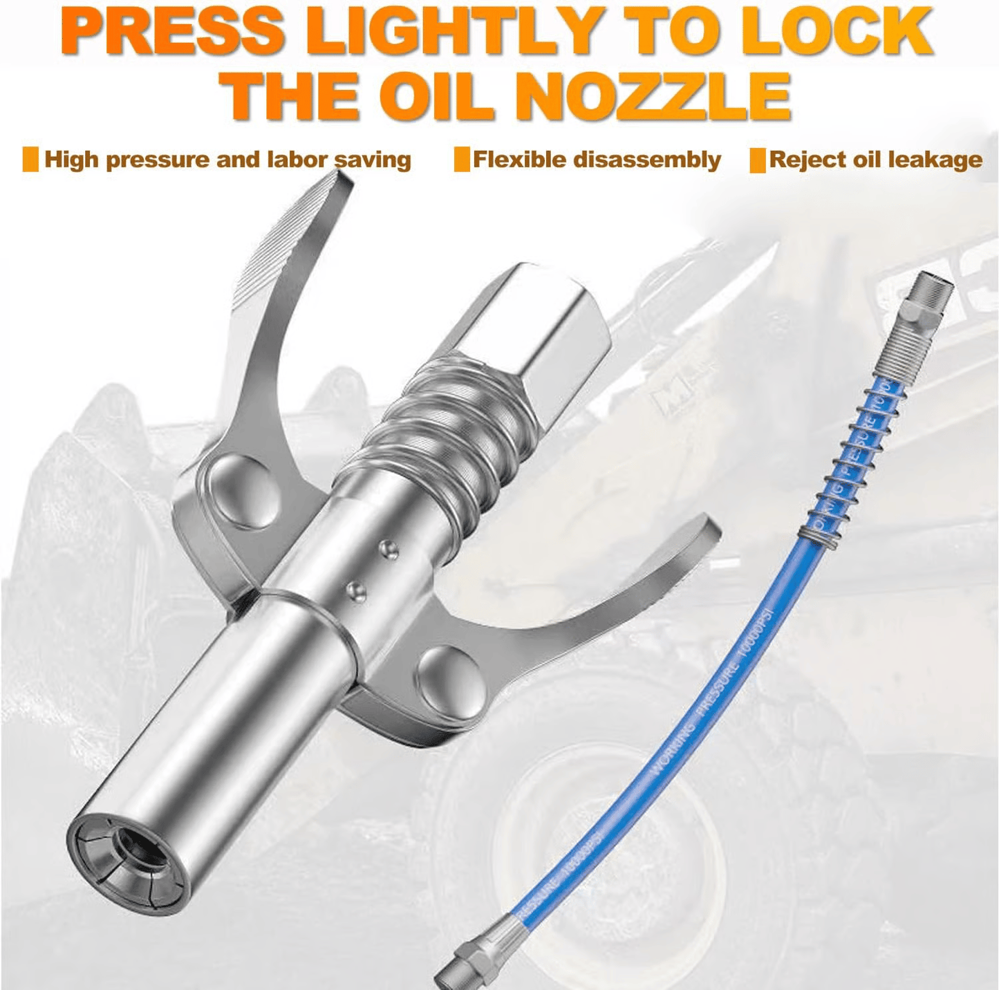 ✨LAST DAY ALERT 49% OFF🔥Double Handle High Pressure Quick Release Grease Coupler