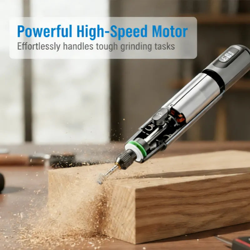 🎁2026 New Arrivals⚡50% OFF Mini Cordless Rotary Tool Kit – 6-Speed Polishing, Grinding & Sanding Set for DIY Crafts & Rust Removal