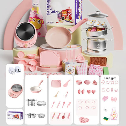 🍳 Kids Cooking Sets Real – Safe Mini Kitchen Set for Real Food Fun