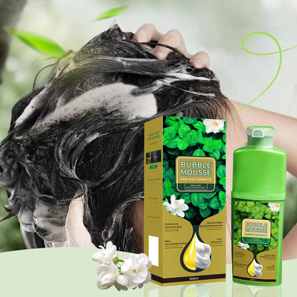 🔥Plant‐Based Hair Color Cream – 500 ml, Scalp‐Protective, No Drip & Gentle for At‐Home Use