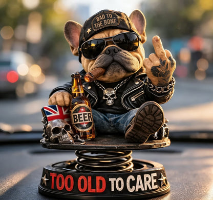 ⏰Hot Sale: Save 49%-Too Old To Care Dashhoard Bobblehead