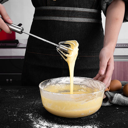 Household manual egg beater