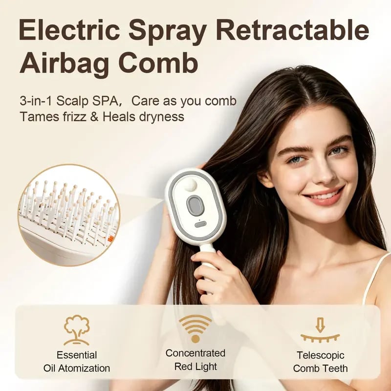 🎉Electric Spray Air Cushion Massage Comb