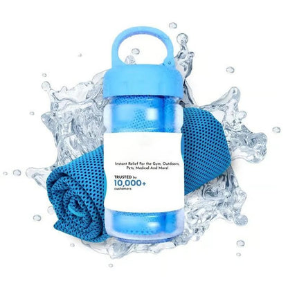 🎉🌞Cooling Bottle - Cold Sweat Towel You Can Use Anywhere, Anytime! Reusable Soft Absorbent Cooling Portable