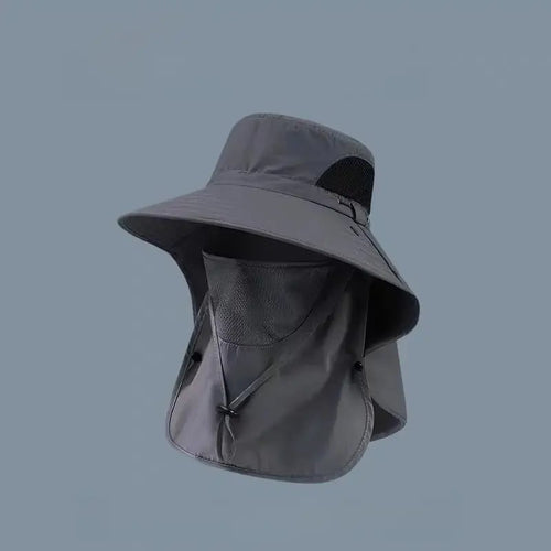 🌞Summer Fisherman's Hat Detachable Outdoor Sun-Protective Face Covering🏕️ (Adjustable & Lightweight Comfort & Unisex Fit)