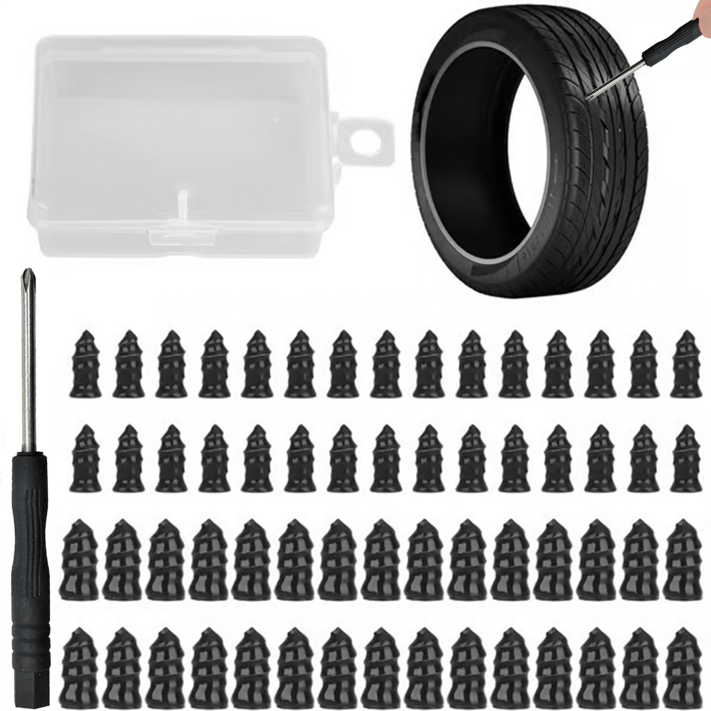 🔩Tire Repair Rubber Nails Kit