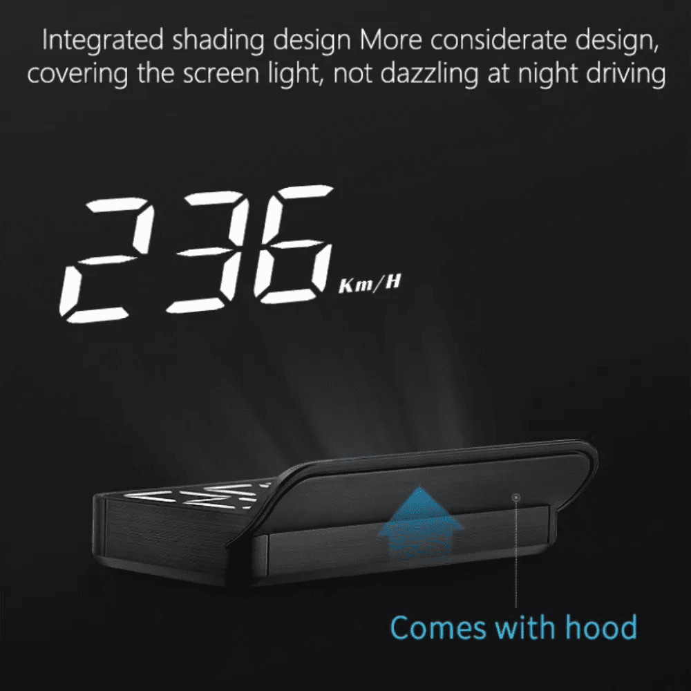 SundryGo Car Head Up Display M3 OBD2 HUD – Digital Auto HUD for Enhanced Drive Safety