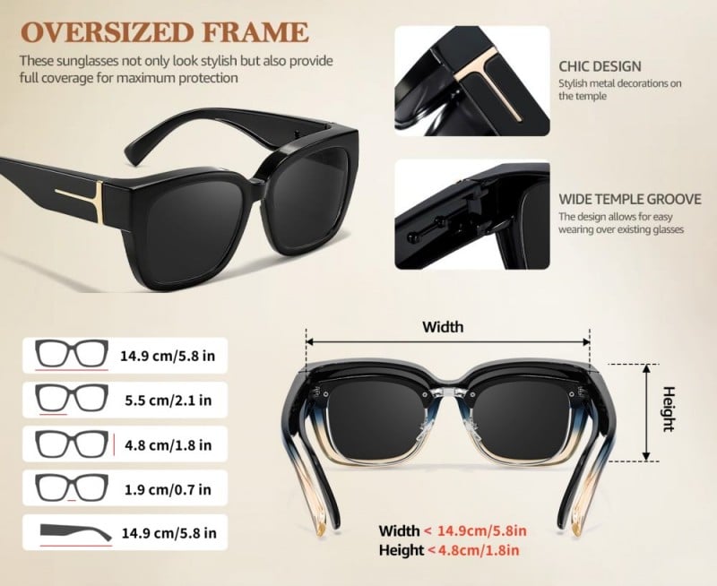 🕶️Fashionable polarized sunglasses