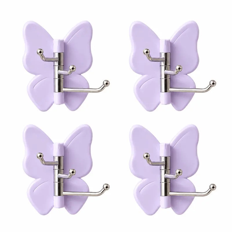 🔥2026 SALE - 🦋No Drilling Swivel Butterfly Hook