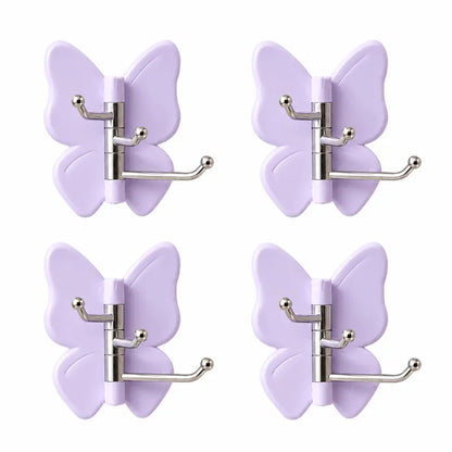 🔥2026 SALE - 🦋No Drilling Swivel Butterfly Hook