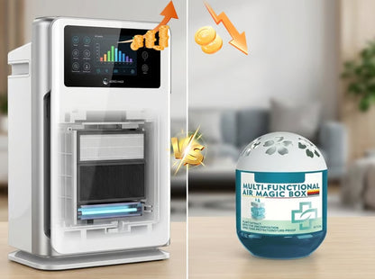 Magic Bead Box for Odor and Dust Removal