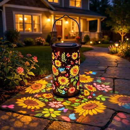 🔥🌞Colorful Sunflower Glow Solar Garden Lantern