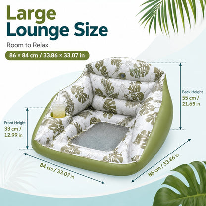 🛋️ 3-in-1 Inflatable Pool Lounge Chair